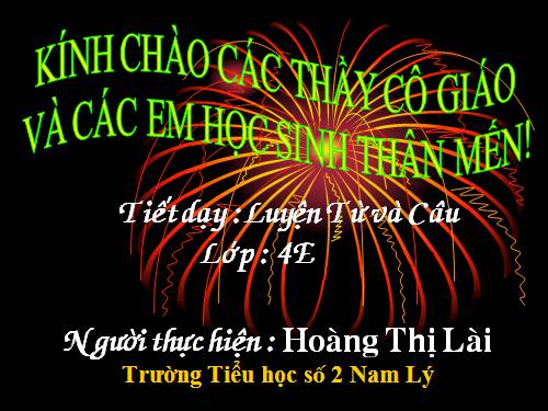 Tuần 27. Câu khiến