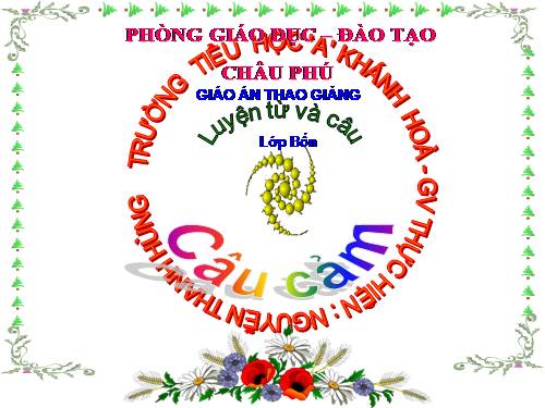 Tuần 30. Câu cảm