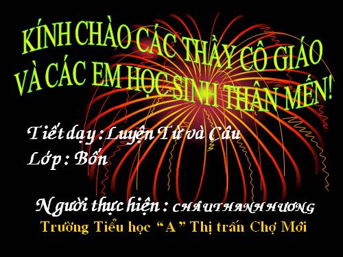 Tuần 27. Câu khiến