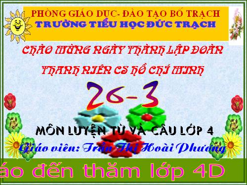 Tuần 27. Câu khiến