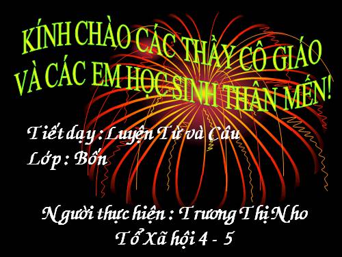 Tuần 27. Câu khiến