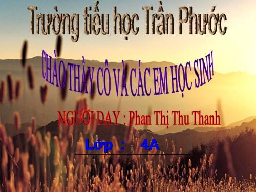 Tuần 12. Tính từ (tiếp theo)