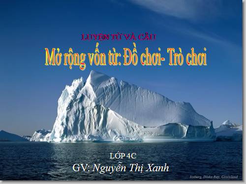 Tuần 15. MRVT: Đồ chơi - Trò chơi