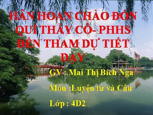 Tuần 14. Luyện tập về câu hỏi