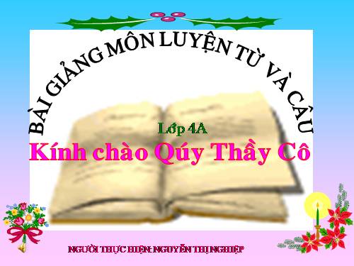 Tuần 9. Động từ