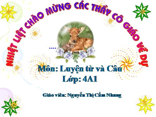 Tuần 16. Câu kể