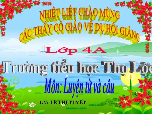 Tuần 16. Câu kể