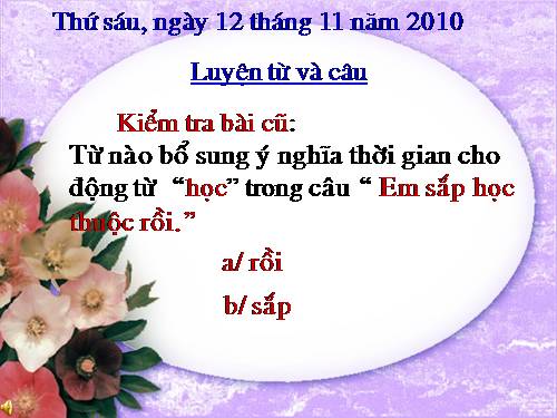 Tuần 11. Tính từ