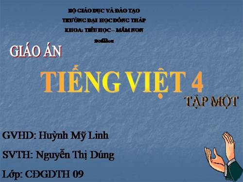 Tuần 27. Câu khiến