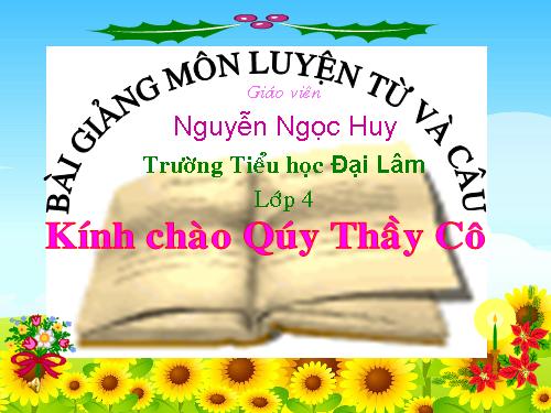 Tuần 9. Động từ