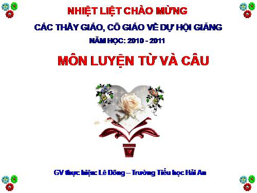 Tuần 9. Động từ