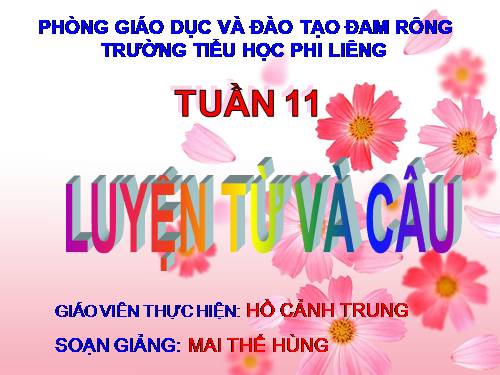 Tuần 11. Tính từ