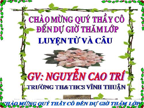 Tuần 16. Câu kể