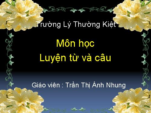 Tuần 12. Tính từ (tiếp theo)