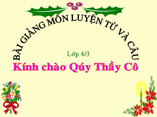 Tuần 9. Động từ