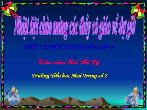 Tuần 14. Luyện tập về câu hỏi