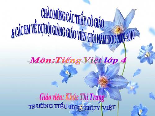 Tuần 21. Câu kể Ai thế nào?