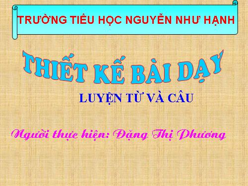 Tuần 27. Câu khiến