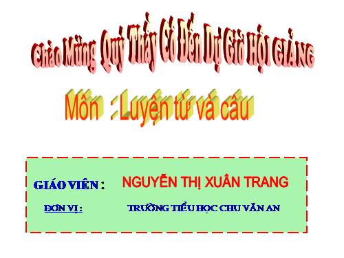 Tuần 20. Luyện tập về câu kể Ai làm gì?