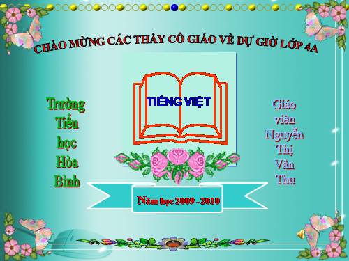 Tuần 24. Vị ngữ trong câu kể Ai là gì?