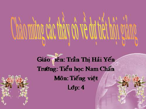 Tuần 4. Từ ghép và từ láy