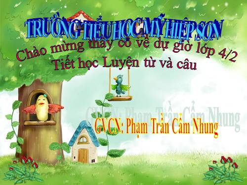 Tuần 11. Tính từ