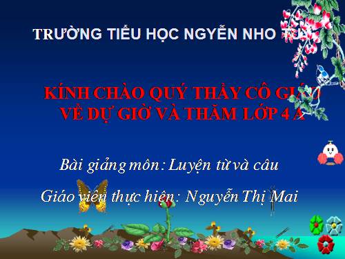 Tuần 9. Động từ