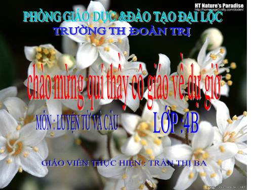 Tuần 16. Câu kể