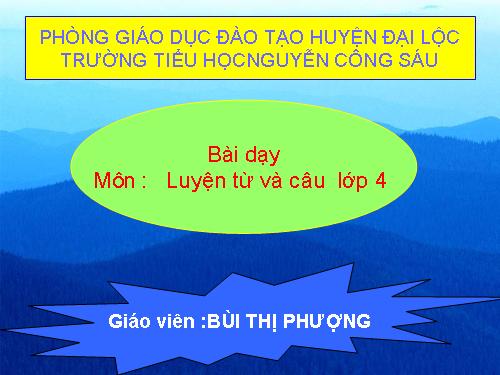Tuần 16. Câu kể