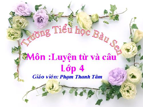 Tuần 22-23. MRVT: Cái đẹp