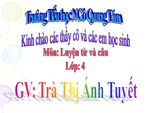 Tuần 15. MRVT: Đồ chơi - Trò chơi