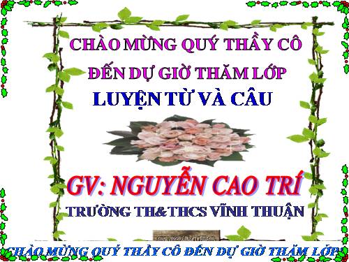 Tuần 16. Câu kể