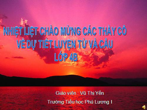 Tuần 12. MRVT: Ý chí - Nghị lực