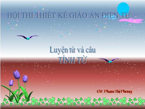 Tuần 11. Tính từ