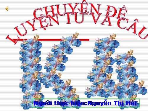 Tuần 9. Động từ
