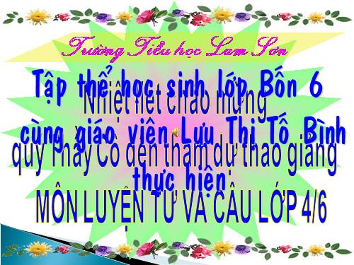 Tuần 12. Tính từ (tiếp theo)