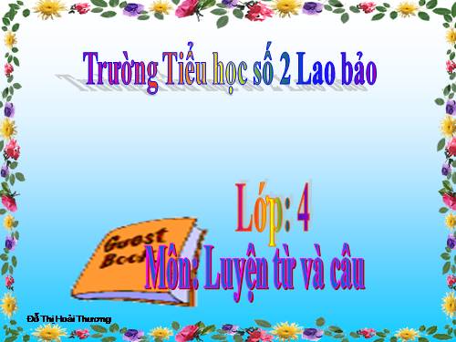 Tuần 16. MRVT: Đồ chơi - Trò chơi