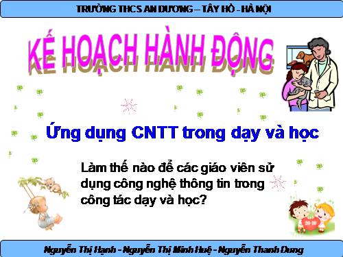 Kế hoạch hành động của THCS An Dương