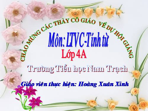 Tuần 11. Tính từ