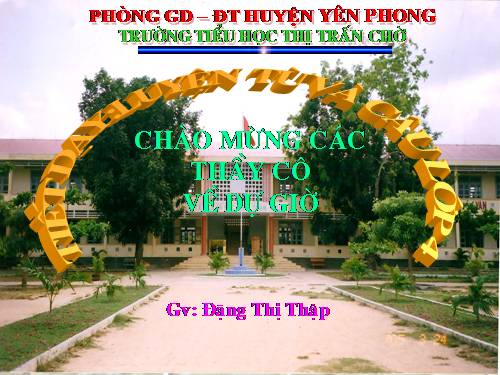 Tuần 27. Câu khiến