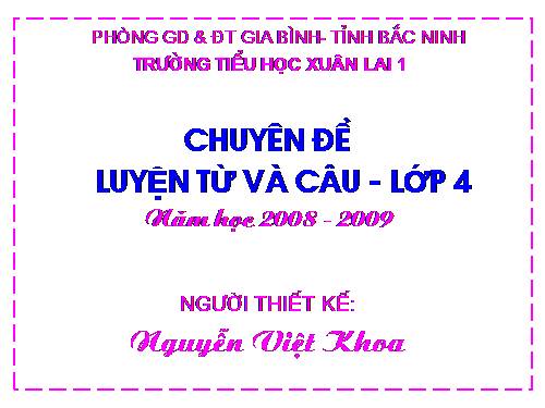 Tuần 20. Luyện tập về câu kể Ai làm gì?