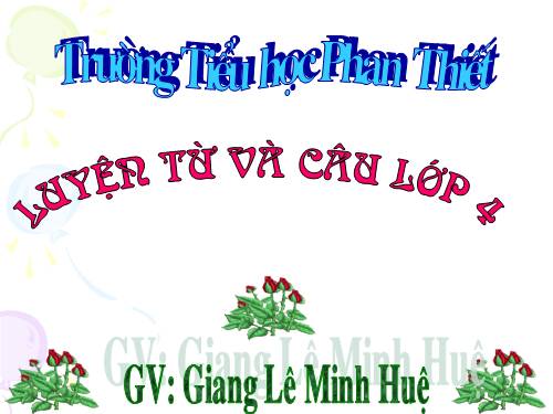 Tuần 11. Tính từ