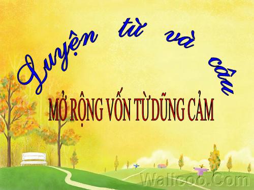 Tuần 25-26. MRVT: Dũng cảm