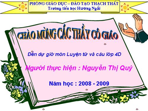 Tuần 6. Danh từ chung và danh từ riêng