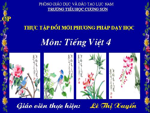 Tuần 22-23. MRVT: Cái đẹp