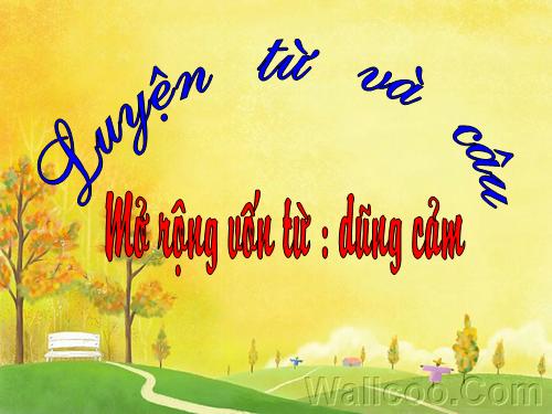 Tuần 25-26. MRVT: Dũng cảm