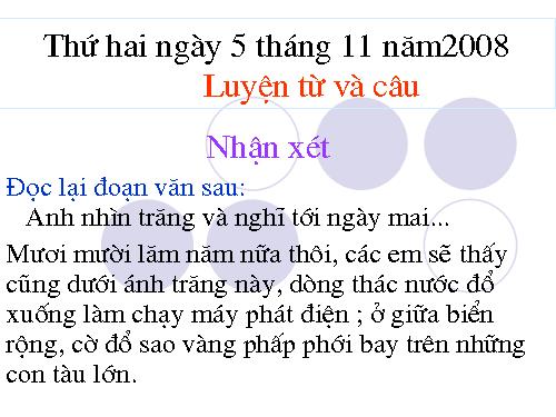 Tuần 9. Động từ