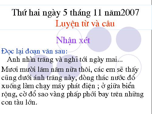 Tuần 9. Động từ