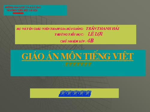 danh tuchung -lop4