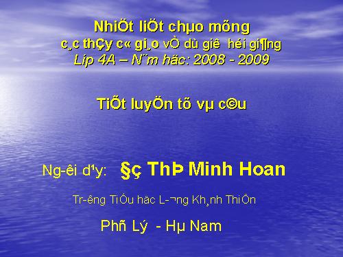 Tuần 9. MRVT: Ước mơ